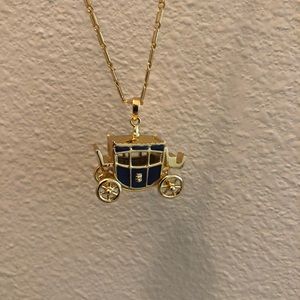 Disney Couture Cinderella carriage necklace